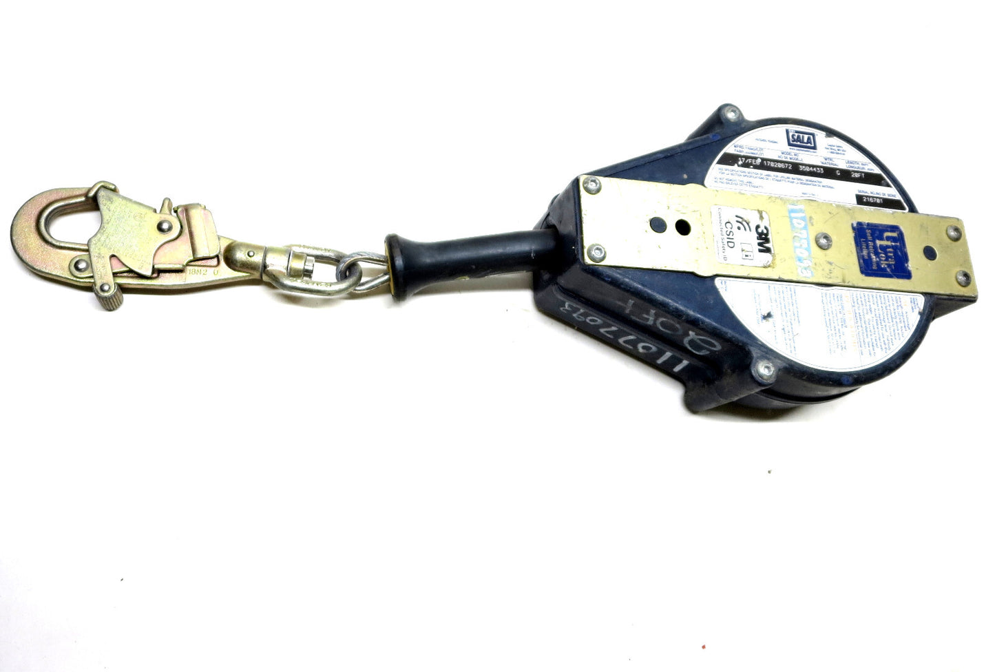 DBI Sala Ultra-Lok 20' SRL 3504433 Self Retracting Lifeline Mfg. 17/FEB