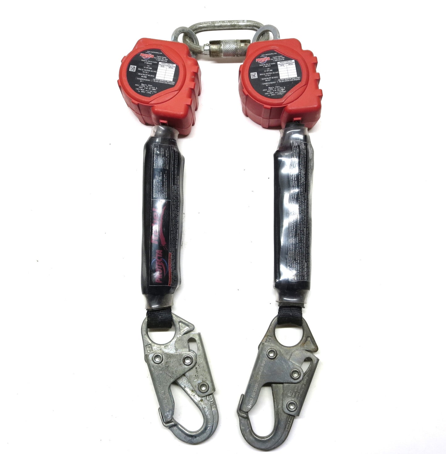 Rebel Protecta 6 ft Twin Web SRL 3100403 Retractable Lanyard OCT/16