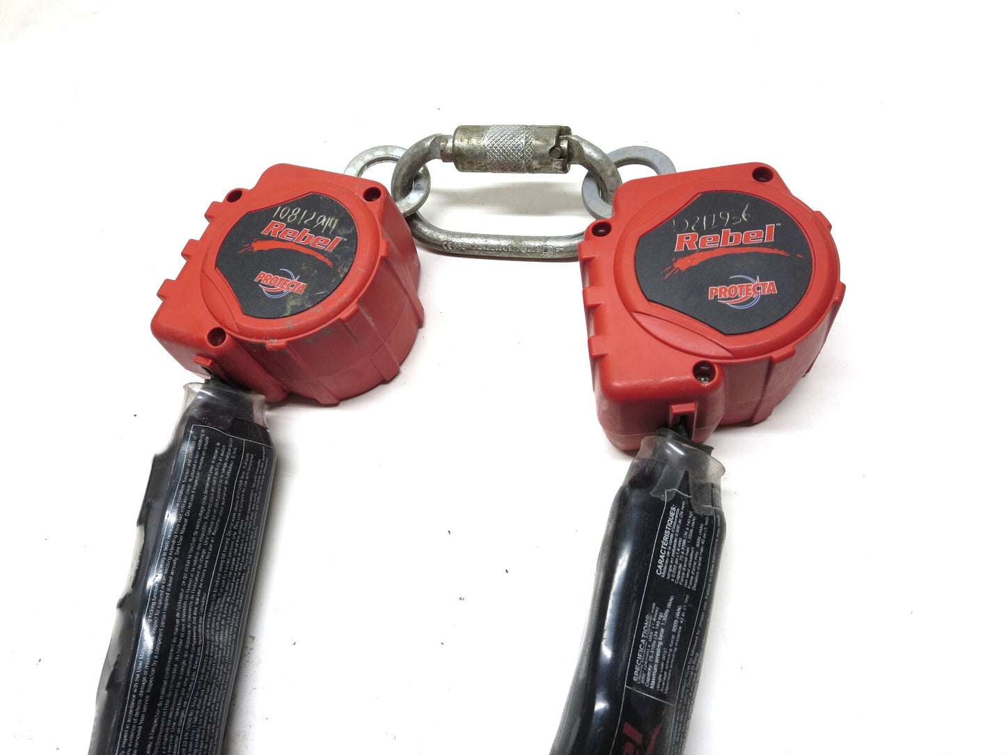 Rebel Protecta 6 ft Twin Web SRL 3100403 Retractable Lanyard OCT/16