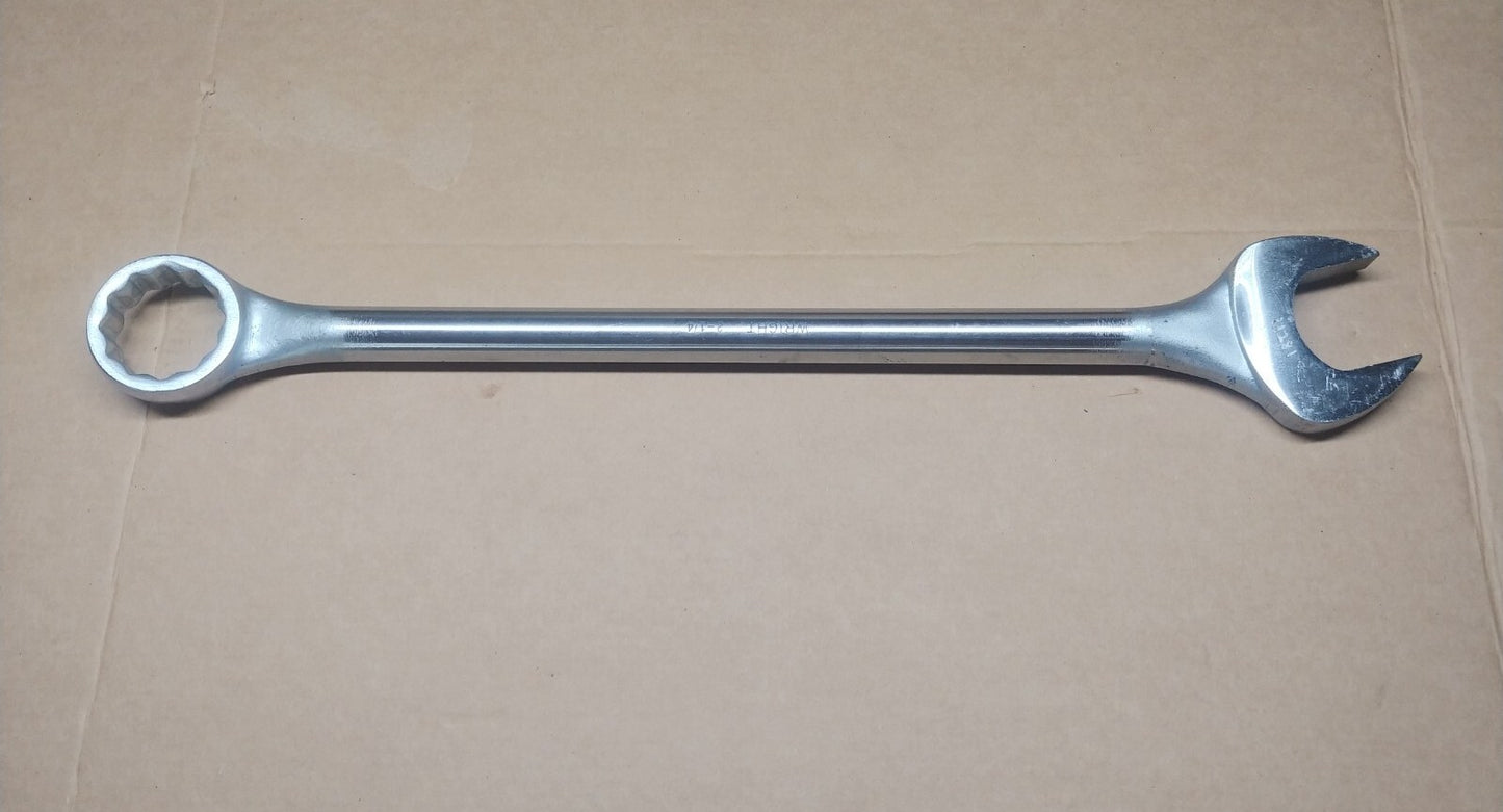 Wright Tool 2-1/4" Combination Wrench 1172 12-Point Made in USA