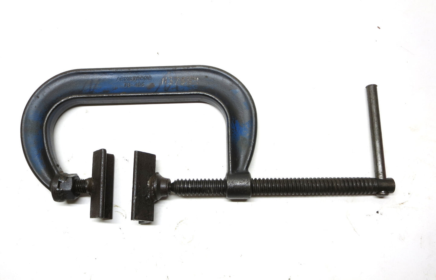 Armstrong 78-406 Angle Jigged C-Clamp 6 in. Extra Deep Throat Pattern USA