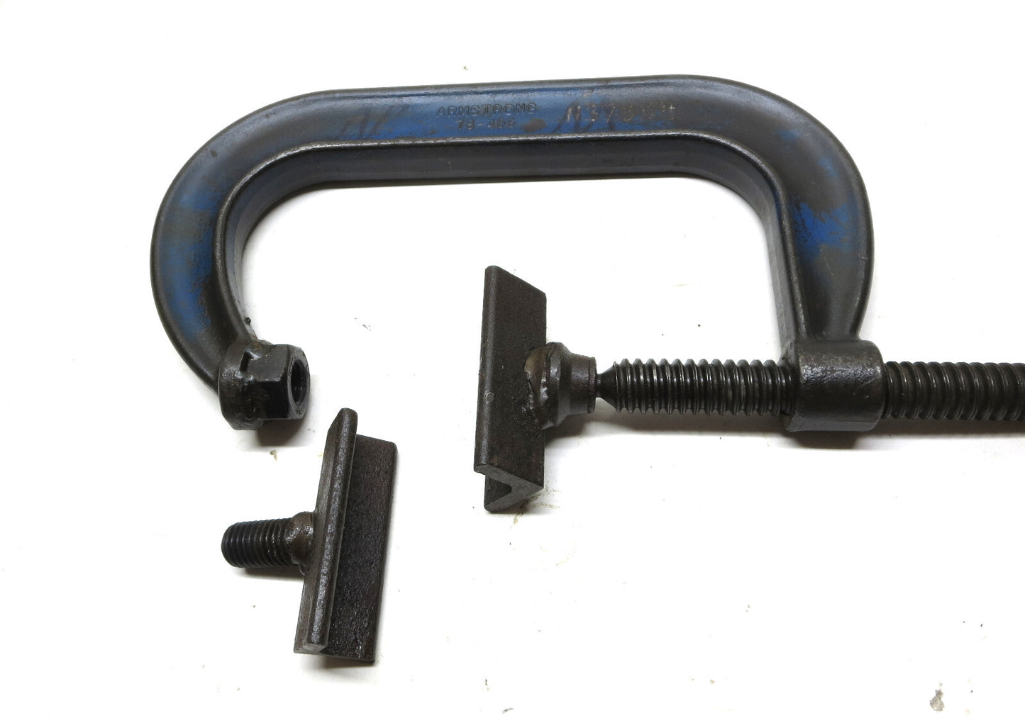 Armstrong 78-406 Angle Jigged C-Clamp 6 in. Extra Deep Throat Pattern USA