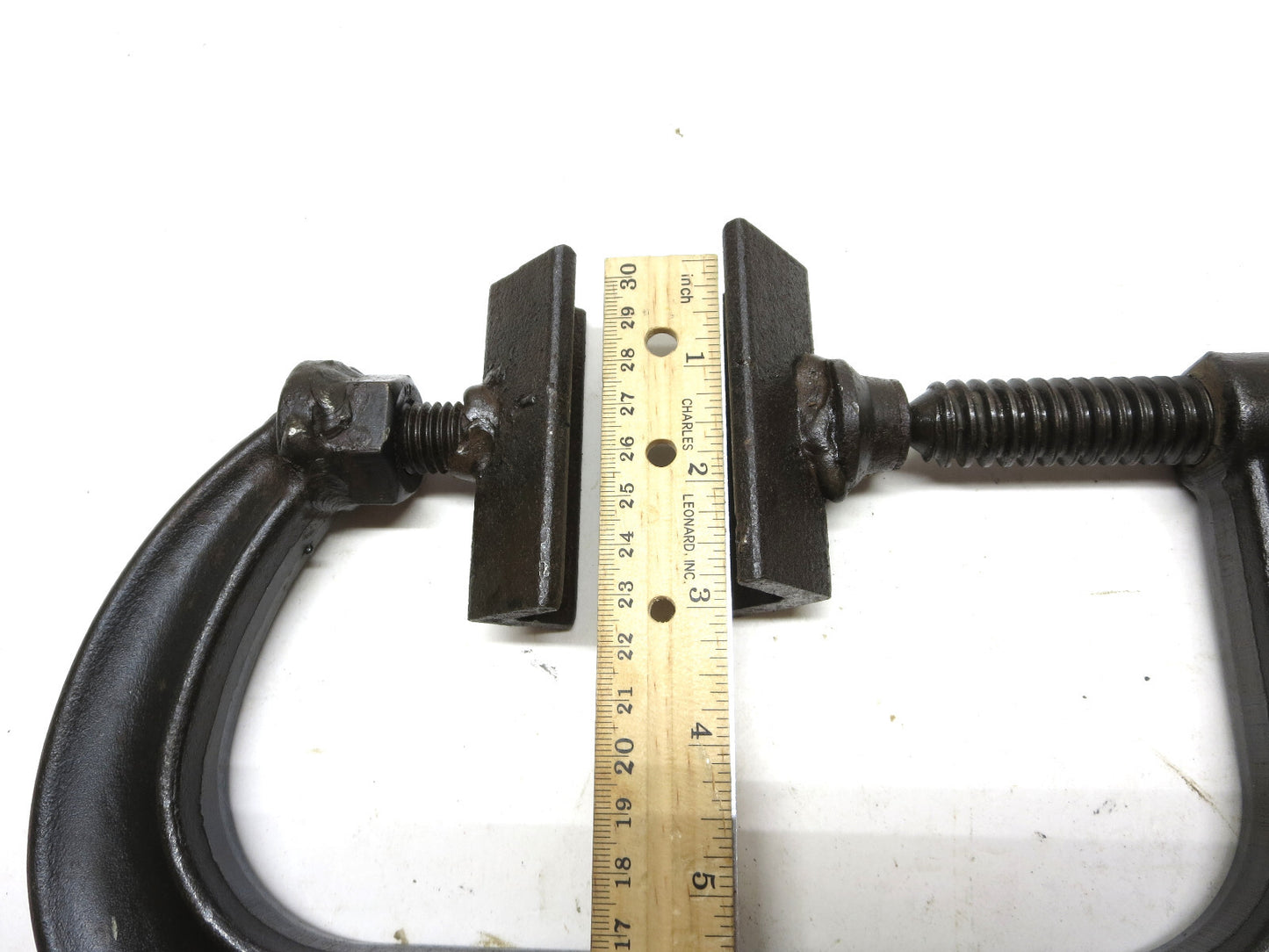 Armstrong 78-406 Angle Jigged C-Clamp 6 in. Extra Deep Throat Pattern USA