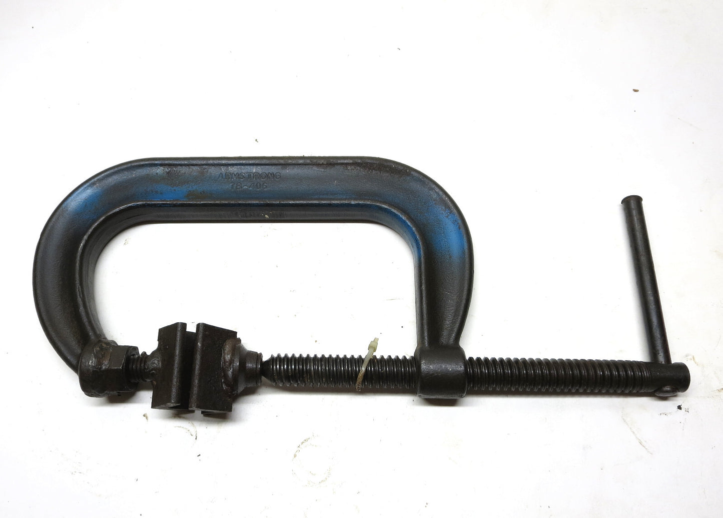 Armstrong 78-406 Angle Jigged C-Clamp 6" X-Deep Throat Pattern USA