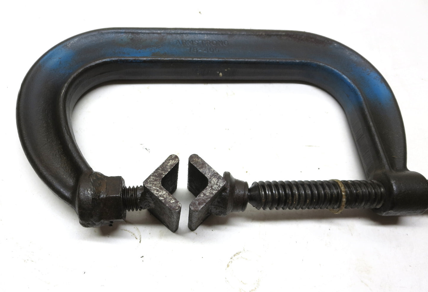 Armstrong 78-406 Angle Jigged C-Clamp 6" X-Deep Throat Pattern USA