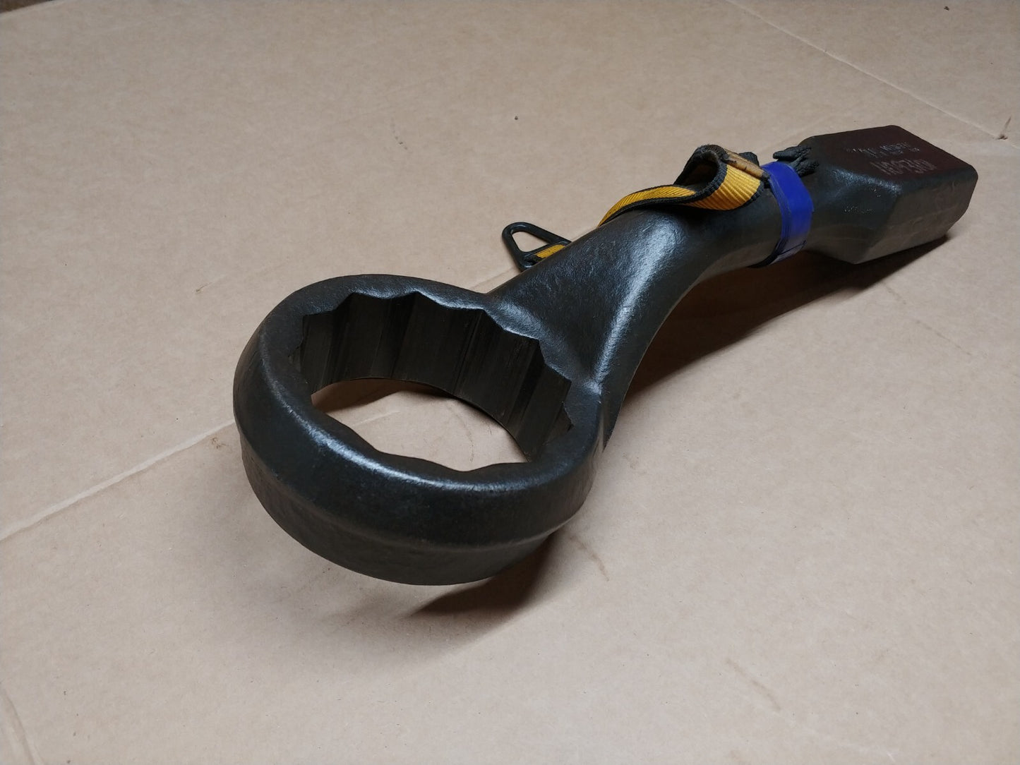 Wright Tool 4-1/4 in. 12 Point Offset Striking Wrench w/ 3M Tool Lanyard - USA