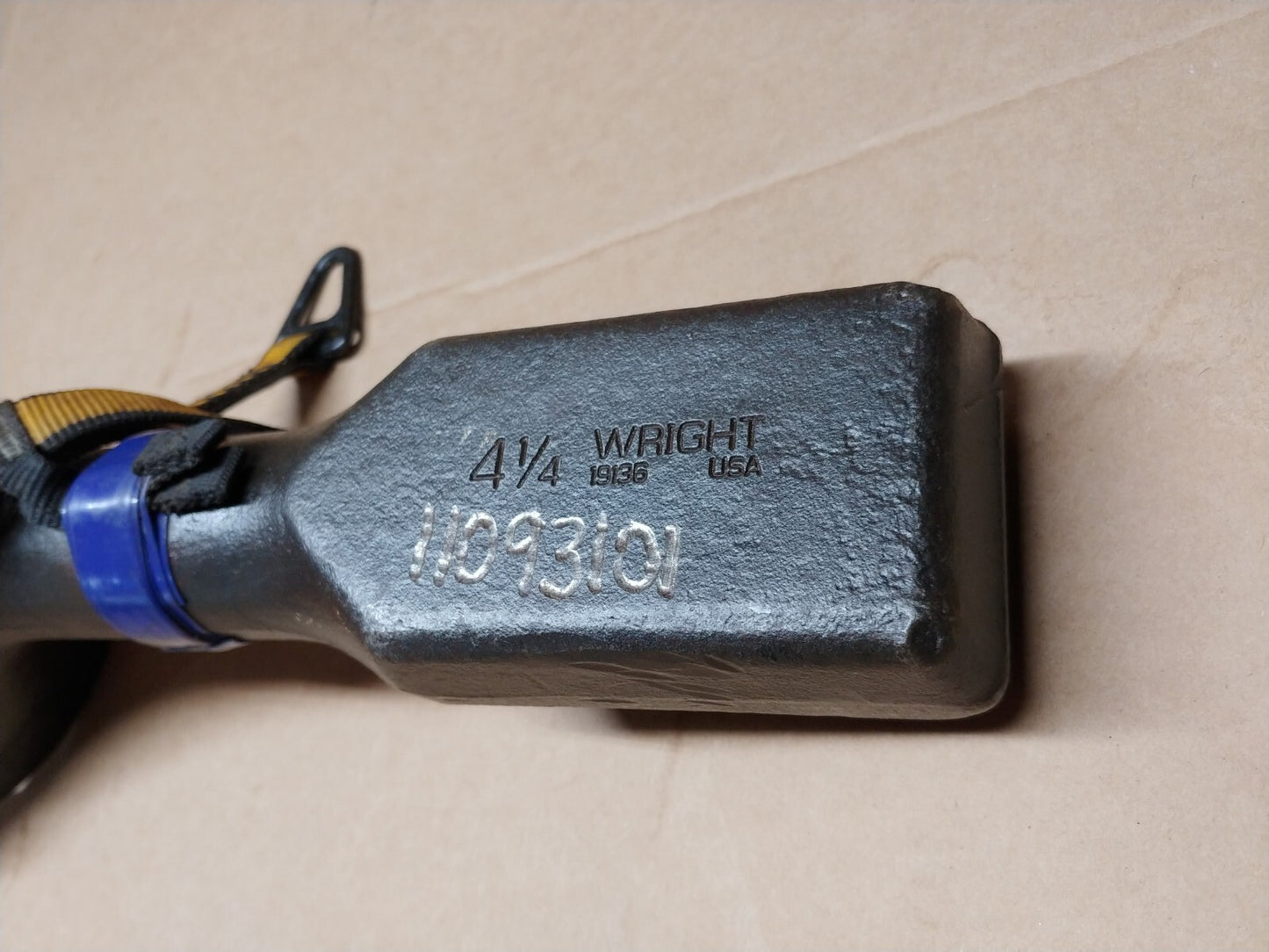 Wright Tool 4-1/4 in. 12 Point Offset Striking Wrench w/ 3M Tool Lanyard - USA