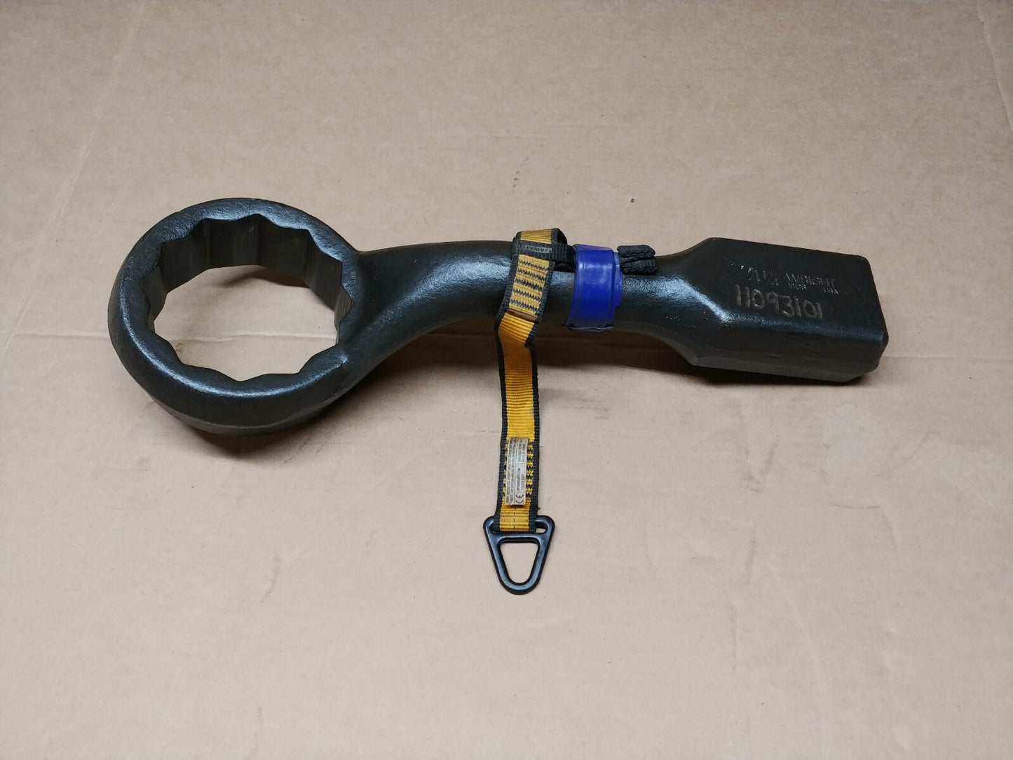 Wright Tool 4-1/4 in. 12 Point Offset Striking Wrench w/ 3M Tool Lanyard - USA