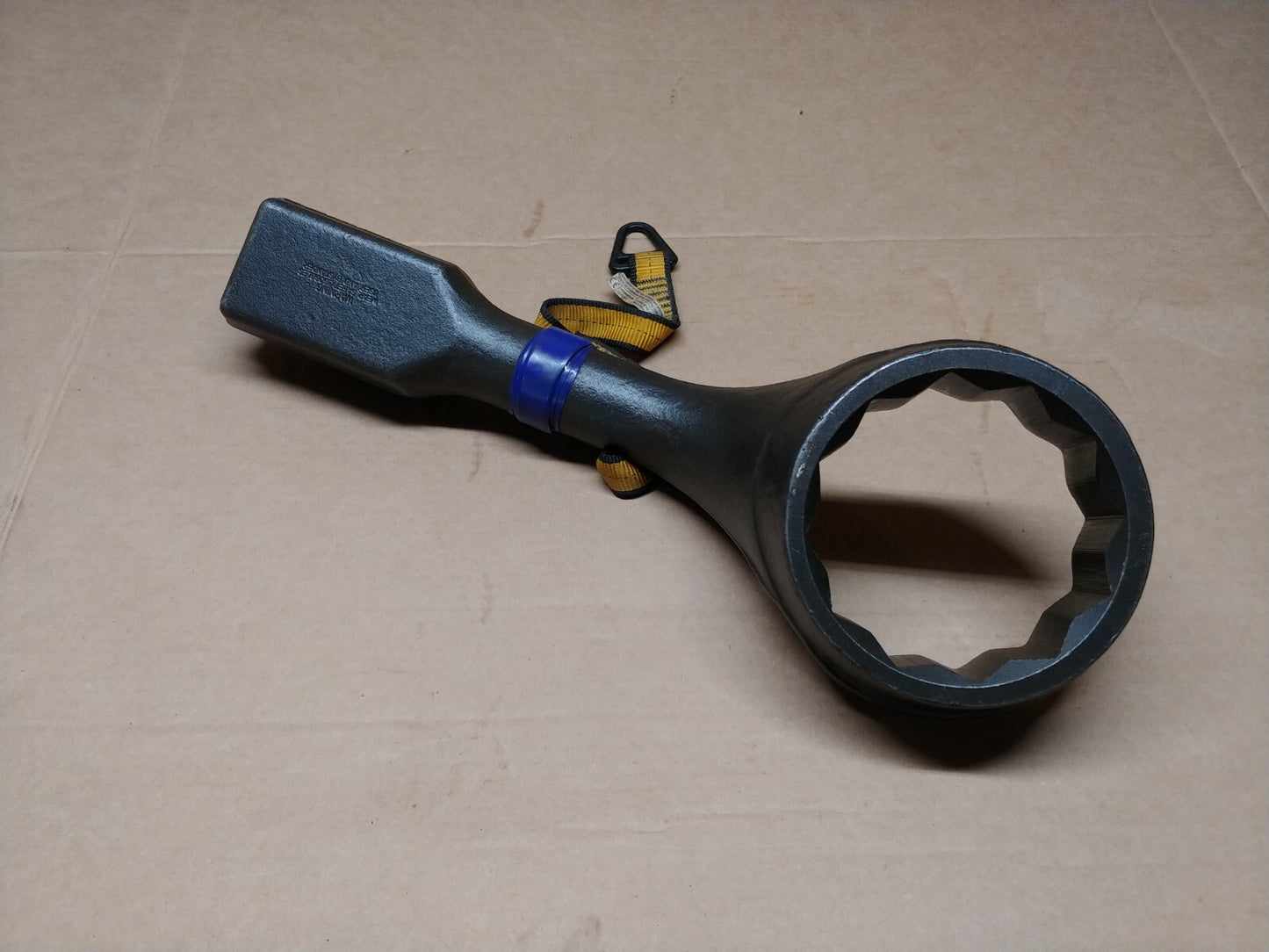 Wright Tool 4-1/4 in. 12 Point Offset Striking Wrench w/ 3M Tool Lanyard - USA