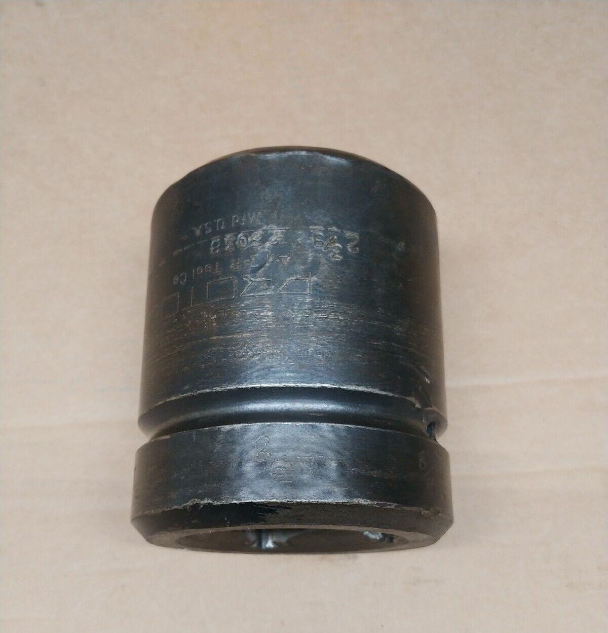 PROTO 2-3/8 Impact Socket Model 25038 2-1/2 Drive 6 Point Made in USA
