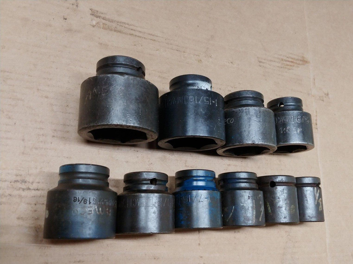 Armstrong & Wright Domestic 3/4 in Drive Impact Socket Set of 10 pcs USA