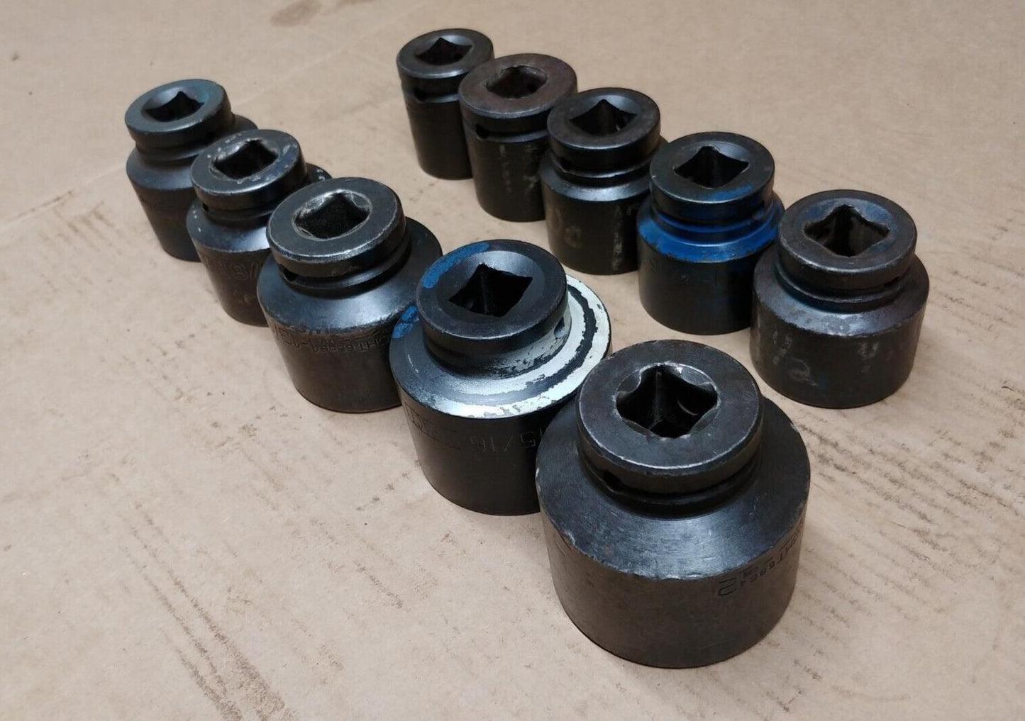 Armstrong & Wright Domestic 3/4 in Drive Impact Socket Set of 10 pcs USA
