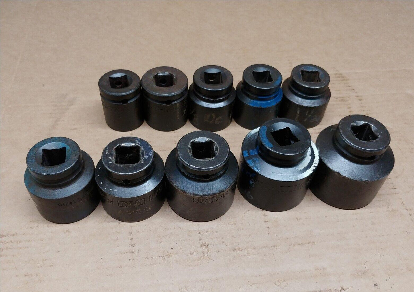 Armstrong & Wright Domestic 3/4 in Drive Impact Socket Set of 10 pcs USA