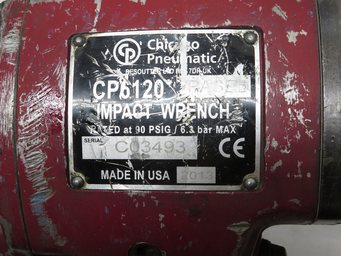 Rebuilt Chicago Pneumatic Impact Wrench CP6120-PASED 1-1/2 in. Drive C03493 USA