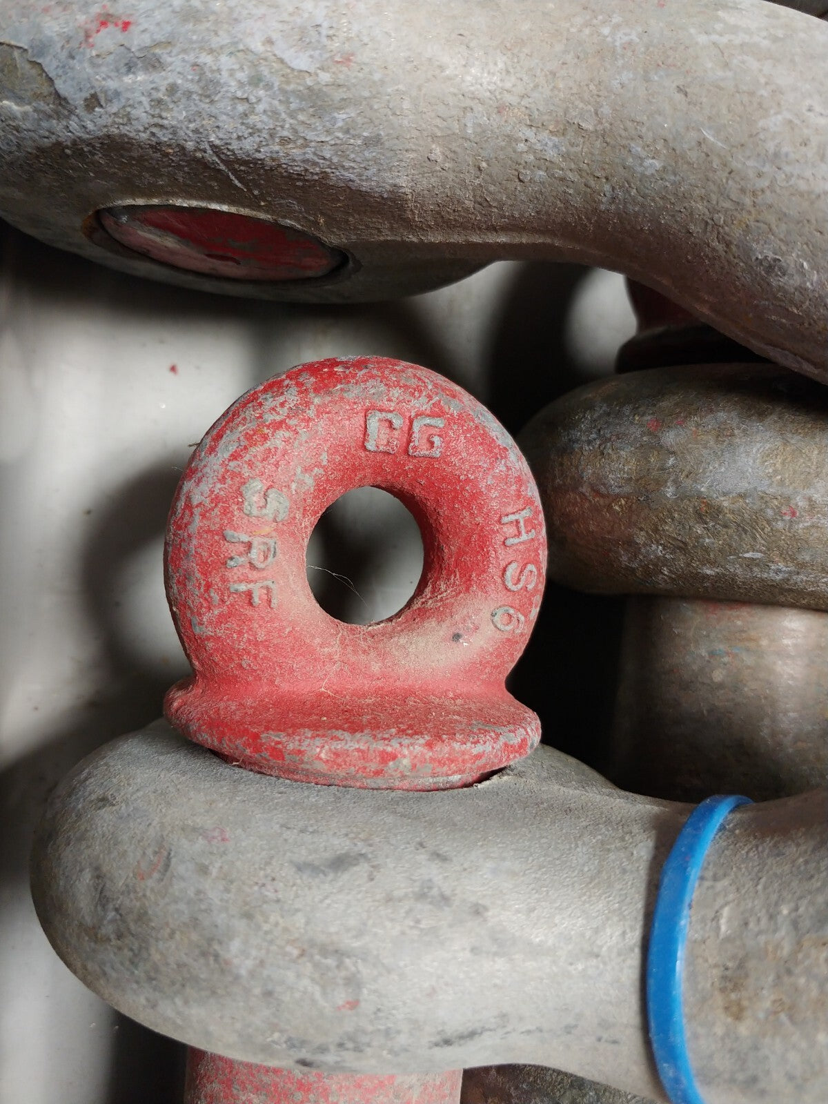 Lot of 2 Crosby 1-3/8 in. Screw Pin Anchor Shackles 13-1/2 Ton 1018598 G-209 USA