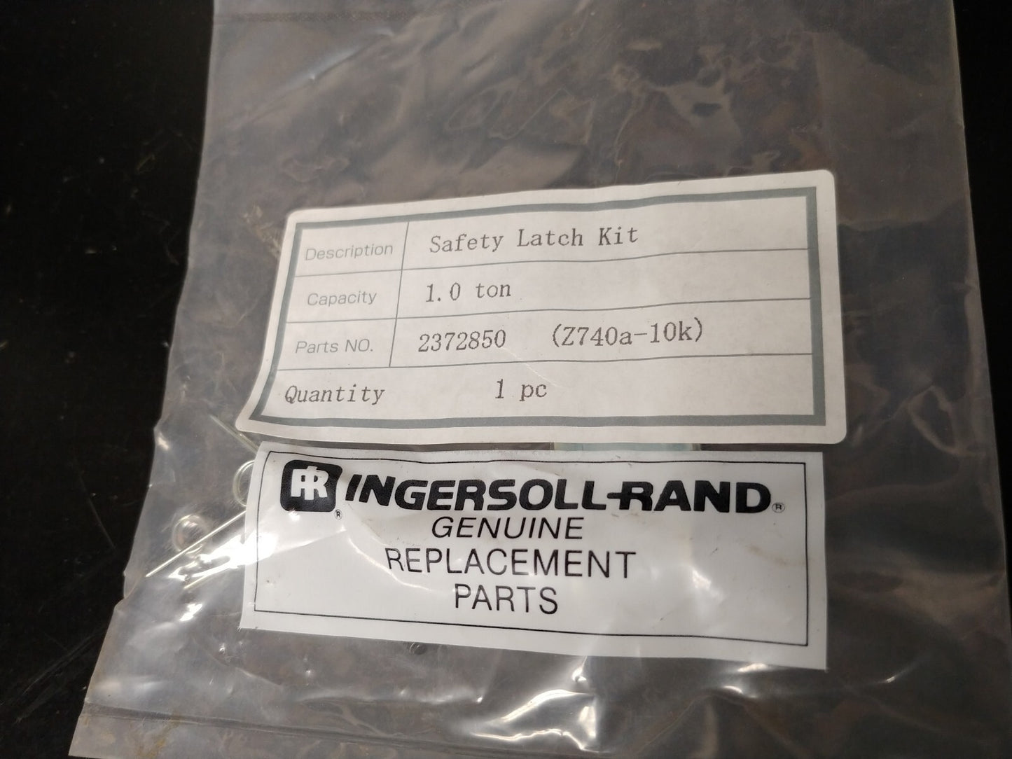 Ingersoll Rand Hook Latch Kit P/N 2372850 1 ton Chain Hoists