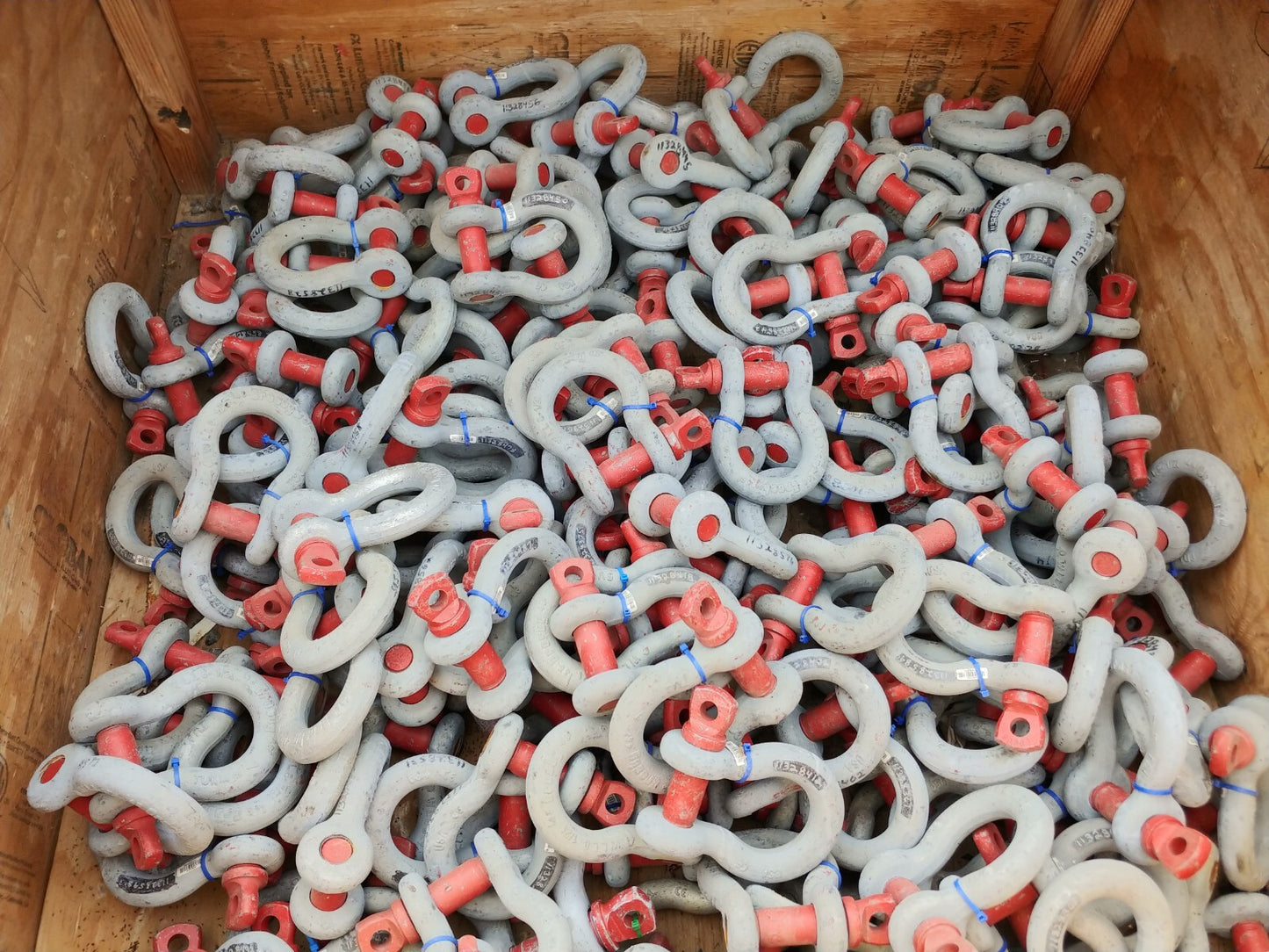 LOT OF 2 New Crosby USA 1" Screw Pin Anchor Shackles 8-1/2 Ton 1018534 G-209