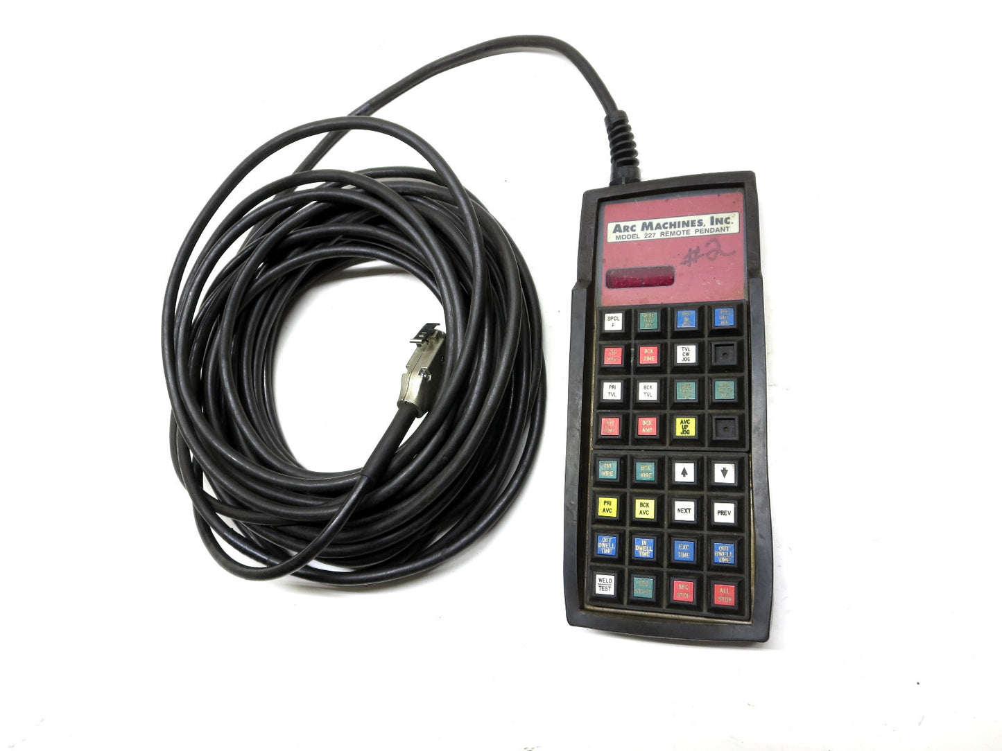 AMI Model M-227-RP Remote Pendant Weld Control Arc Machines w/ 50' Cable Tested