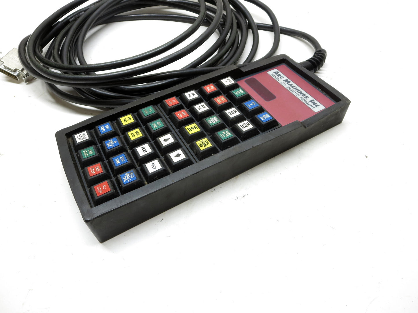 AMI Model M-227-RP Remote Pendant Weld Control Arc Machines w/ 22' Cable Tested