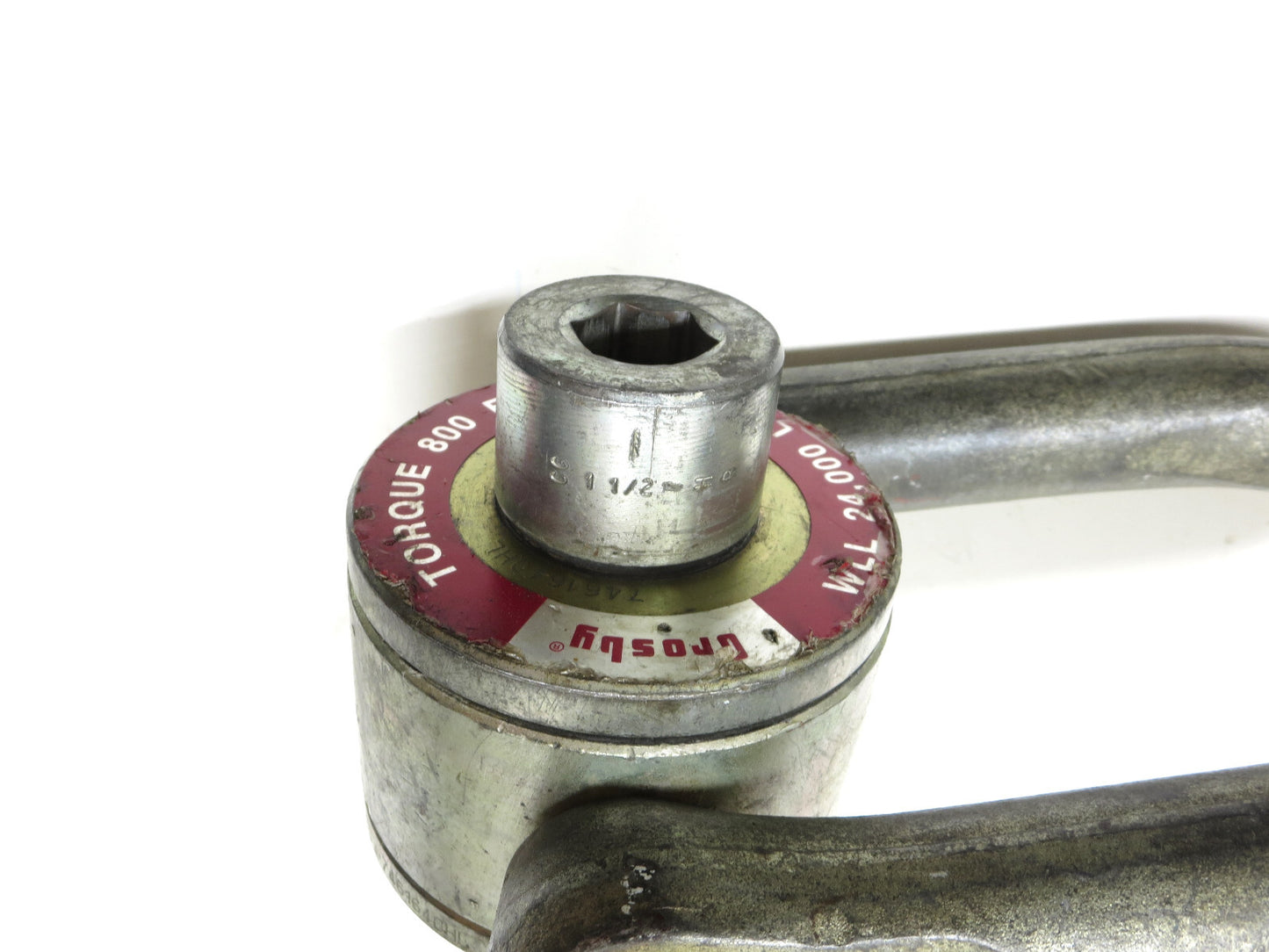 Crosby USA 24,000 LB WLL HR-125 Swivel Hoist Ring 1-1/2 - 6, 9" Effective Thread