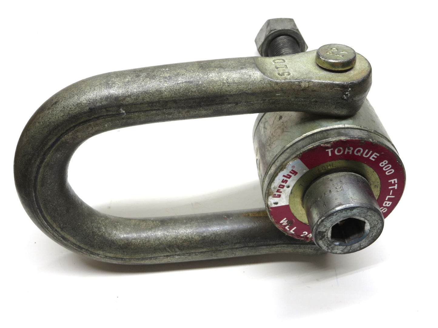 Crosby USA 24,000 LB WLL HR-125 Swivel Hoist Ring 1-1/2 - 6, 9" Effective Thread