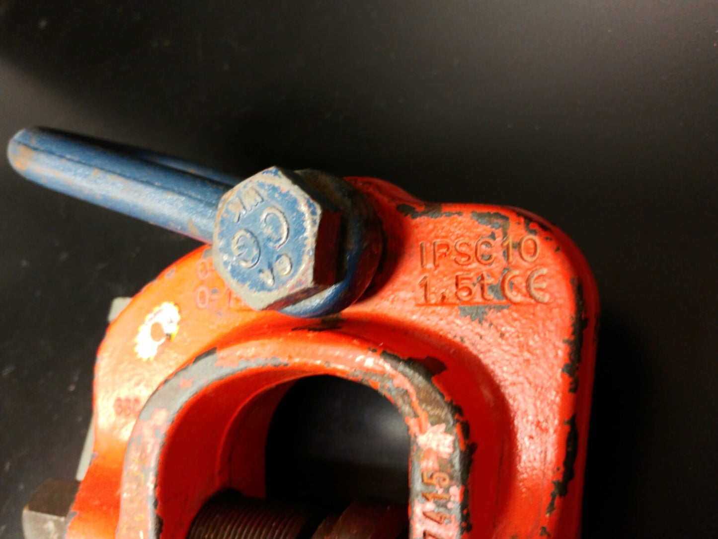 Crosby IPSC10 1-1/2 ton Screw Clamp 0 to 1-9/16 in. Capacity 2703857 IP Holland