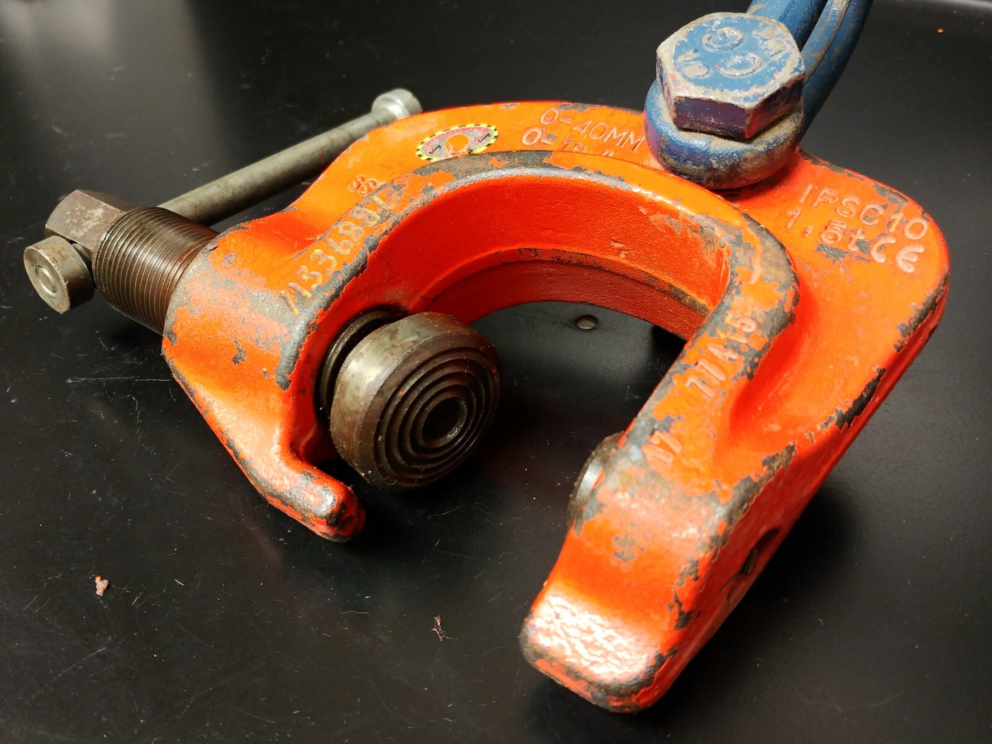 Crosby IPSC10 1-1/2 ton Screw Clamp 0 to 1-9/16 in. Capacity 2703857 IP Holland