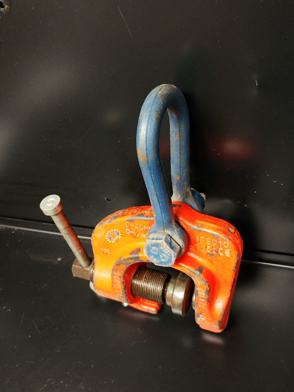 Crosby IPSC10 1-1/2 ton Screw Clamp 0 to 1-9/16 in. Capacity 2703857 IP Holland