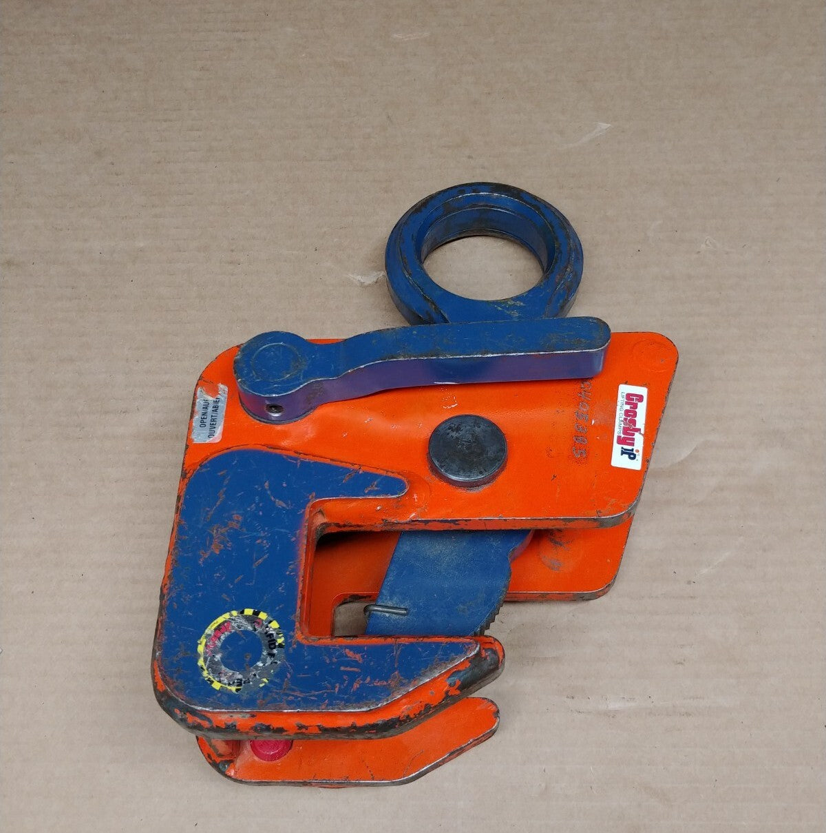 Crosby IPBHZ 3 Ton Beam Lifting Clamp 0" - 1-9/16" Capacity 2705463
