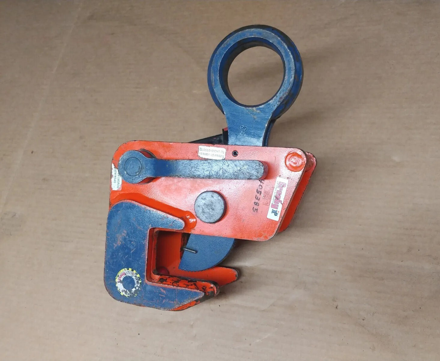 Crosby IPBHZ 3 Ton Beam Lifting Clamp 0" - 1-9/16" Capacity 2705463