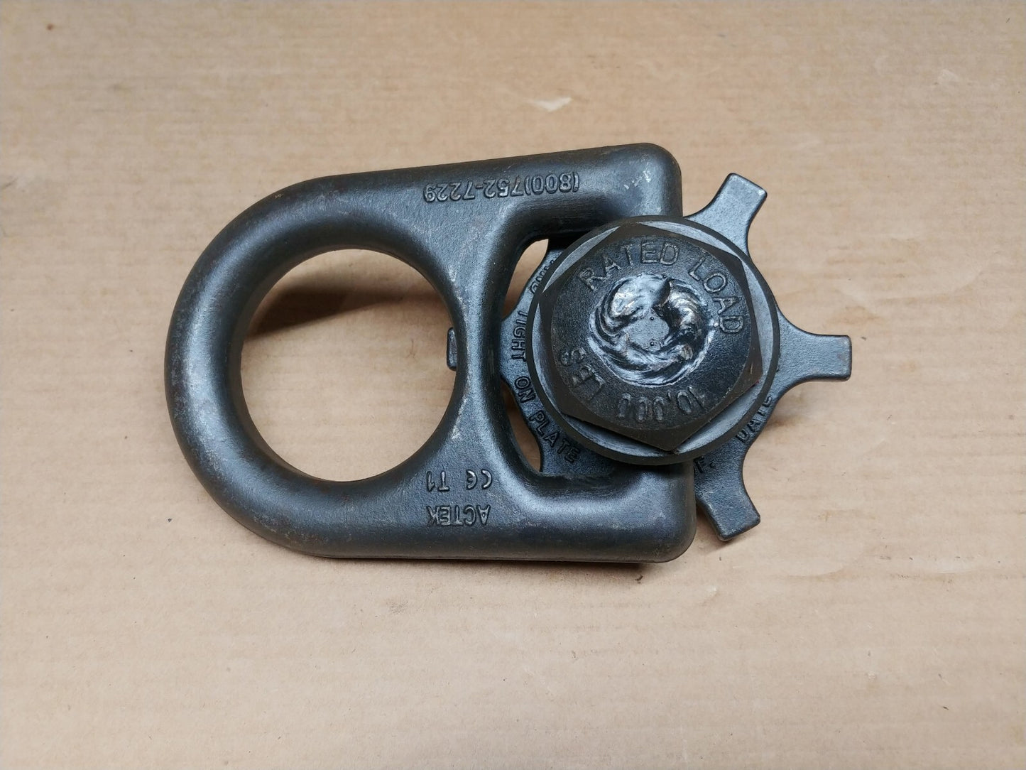 ACTEK 10,000 LBS SPEED BASE® Hoist Ring p/n 42206 1"-8 Thread Made in USA