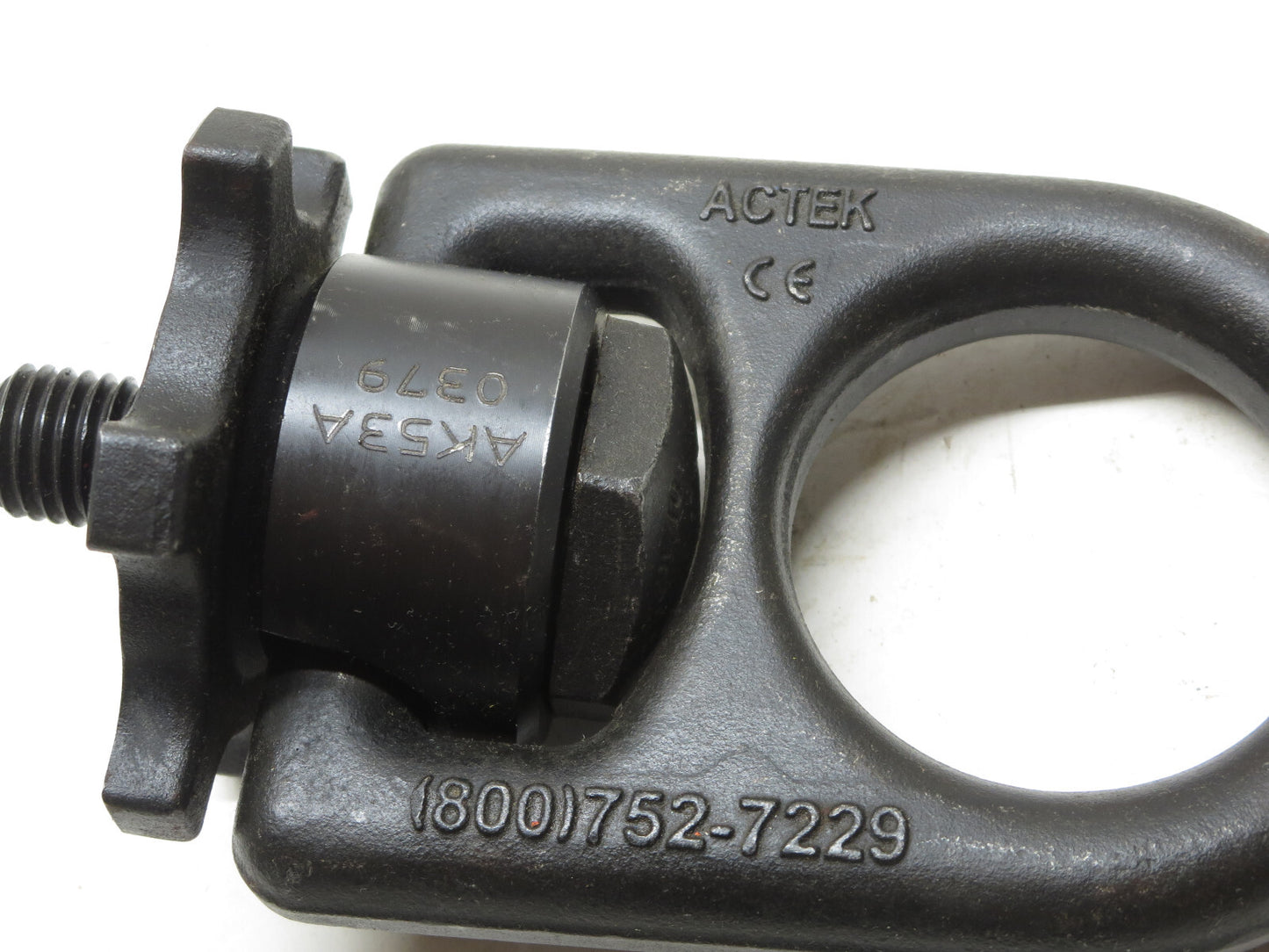 ACTEK 5,000 LBS SPEED BASE® Hoist Ring p/n 42006 3/4"-10 Thread Made in USA