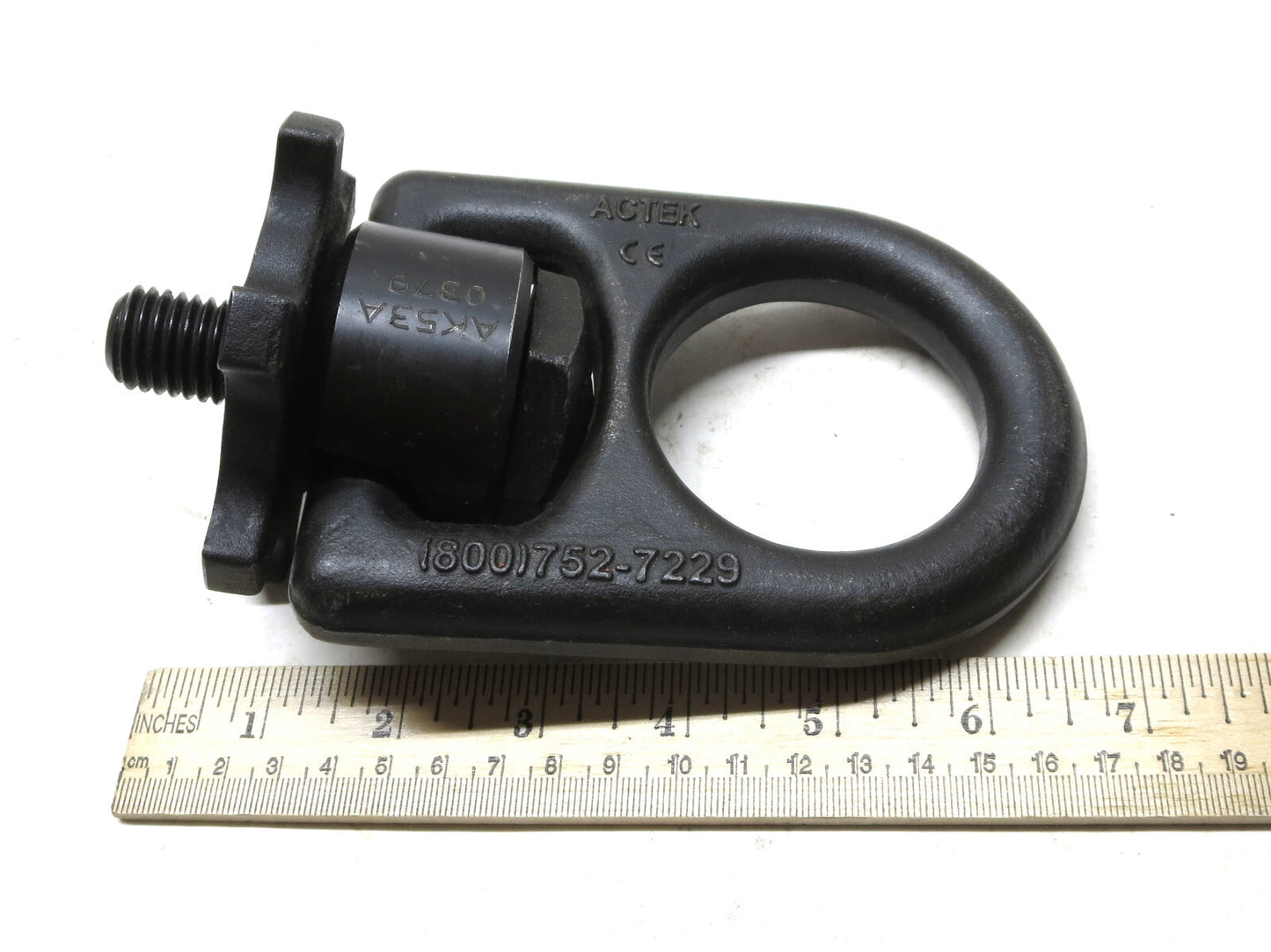 ACTEK 5,000 LBS SPEED BASE® Hoist Ring p/n 42006 3/4"-10 Thread Made in USA