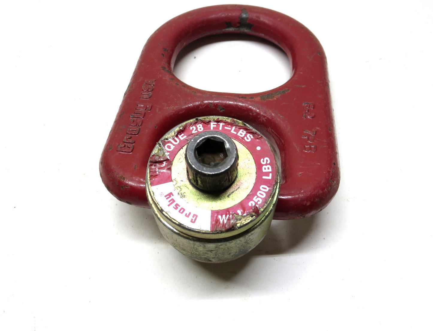 Crosby USA 1068010 HR-1000 Hoist Ring UNC WLL 2,500 LBS 1/2"-13