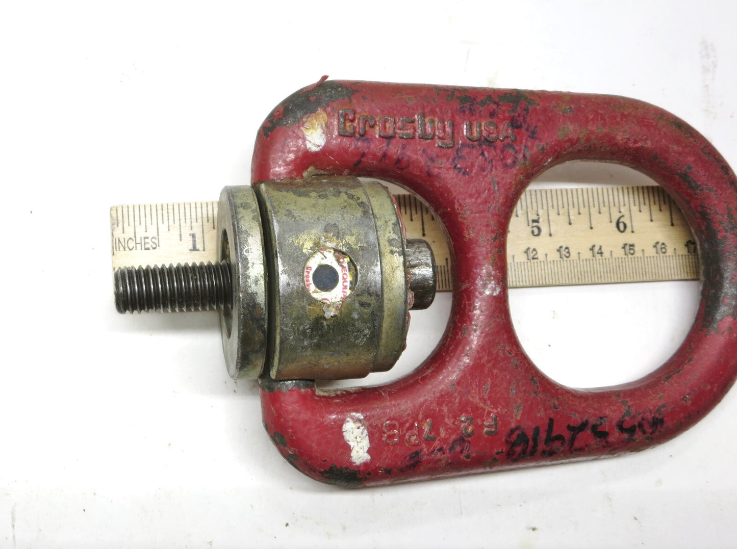 Crosby 1068014 HR-1000 Hoist Ring UNC WLL 2,500 LBS 1/2"-13 x 1.19" Made in USA