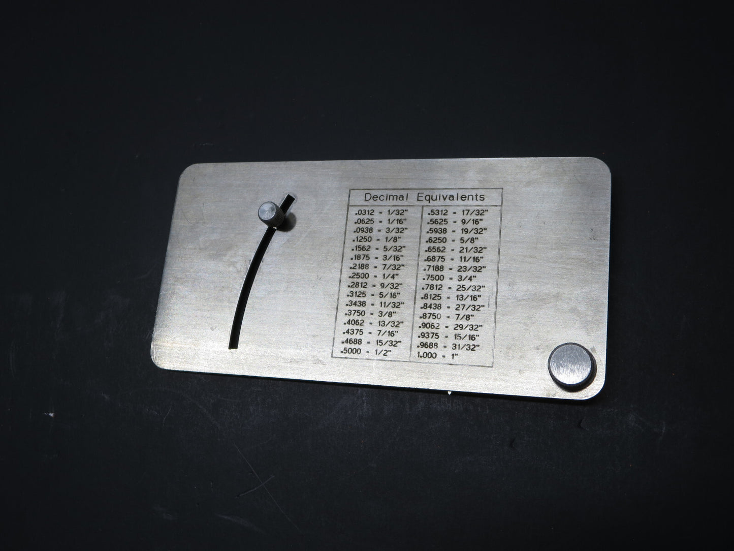 G.A.L. Gage Pipe Pit Gage GAL-17 Range 0 - 1/2 in. Made in USA