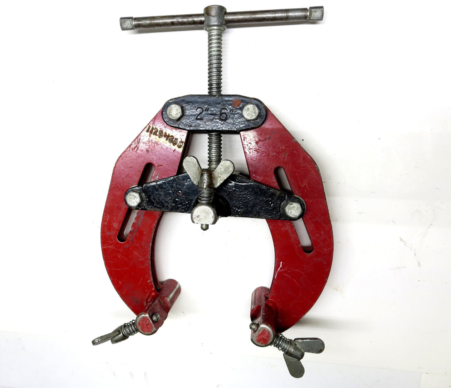 B & B PIPE TOOLS 1221 PDQ 2 - 6 in. Pipe Clamp VG Cond (= Sumner 781150 Ultra)