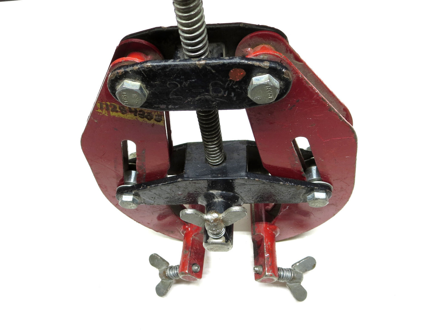 B & B PIPE TOOLS 1221 PDQ 2 - 6 in. Pipe Clamp VG Cond (= Sumner 781150 Ultra)