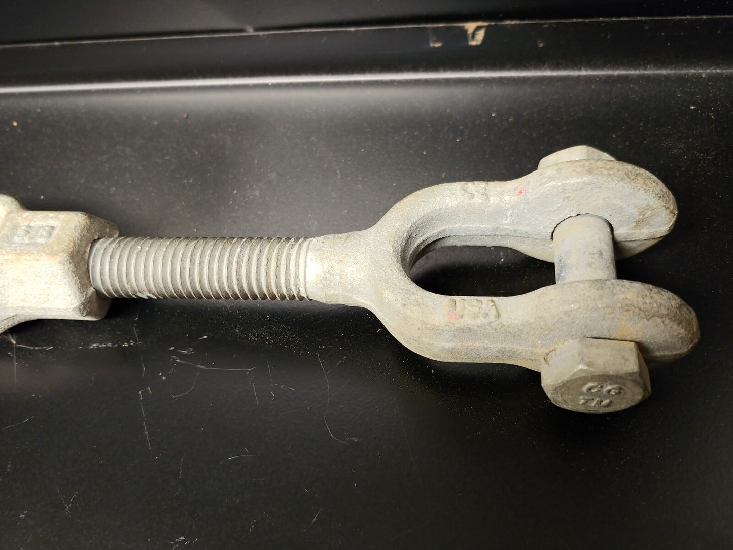 Crosby 5/8 x 9 in. Takeup Jaw & Jaw Turnbuckle 1032634 Made in USA