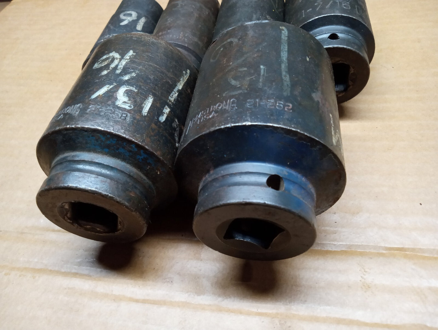 Armstrong, Wright, GW 3/4 Drive Deep Impact Socket Set of 6 pcs 15/16 To 1-15/16