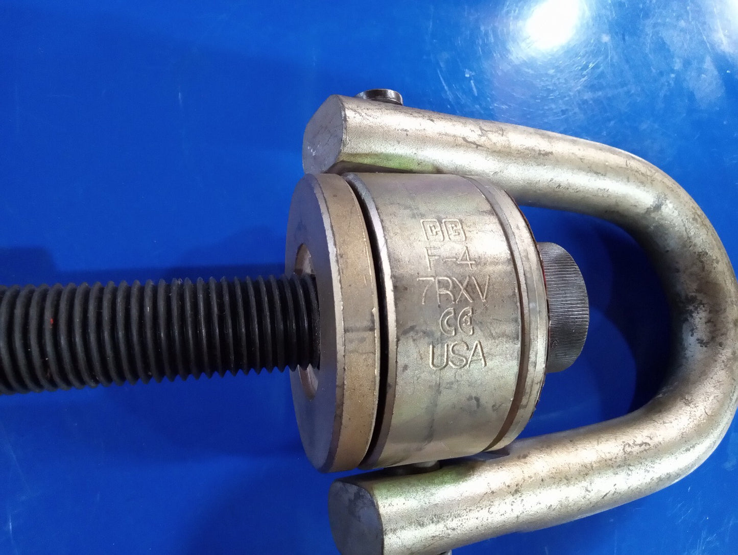 Crosby HR-125 Swivel Hoist Ring WLL 15,000 LB, 1-1/4 - 7 X 8.25", 6" Pro. W Nut