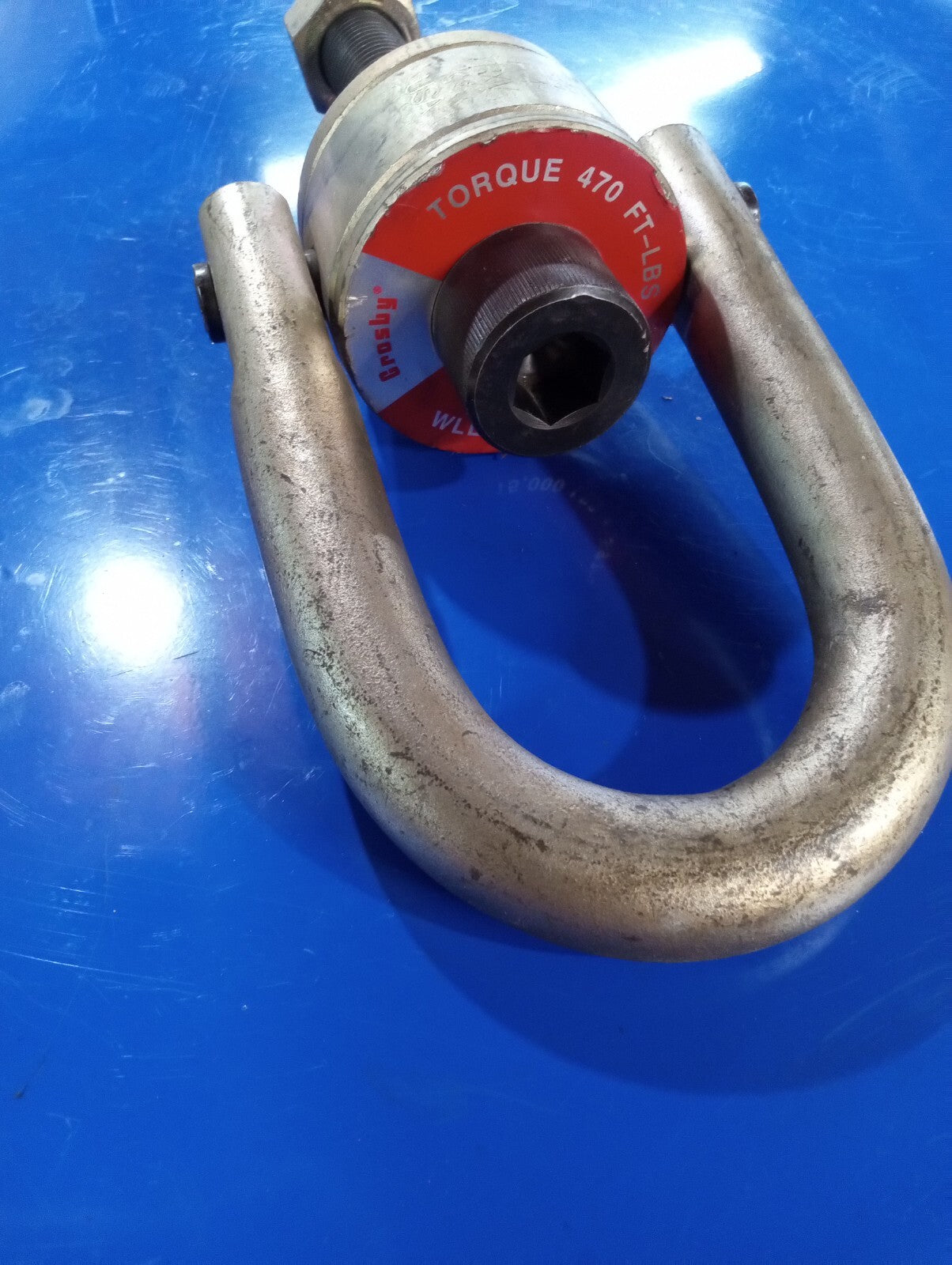 Crosby HR-125 Swivel Hoist Ring WLL 15,000 LB, 1-1/4 - 7 X 8.25", 6" Pro. W Nut