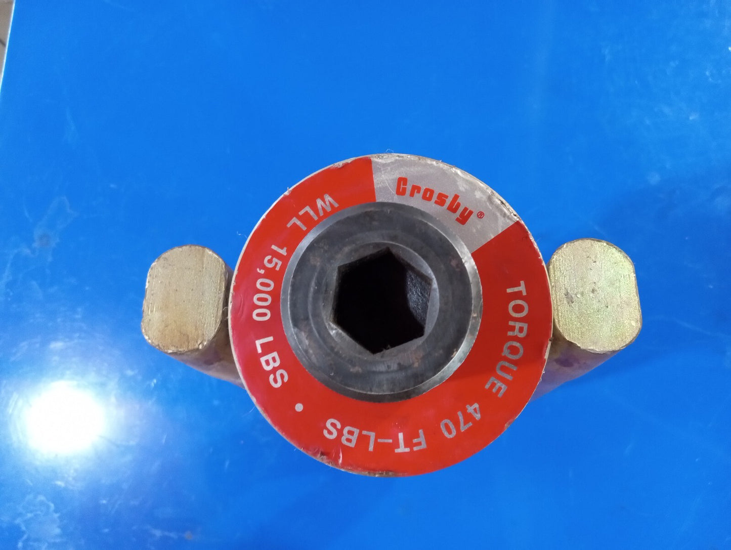 Crosby HR-125 Swivel Hoist Ring WLL 15,000 LB, 1-1/4 - 7 X 9.25", 7" Pro. W Nut