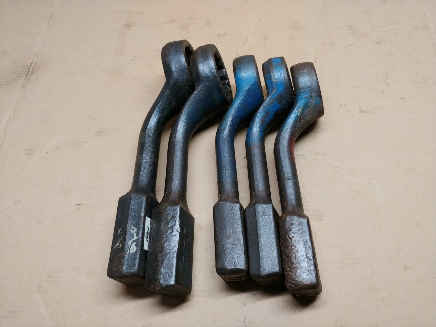 Set Of 5 Pcs. Armstrong Striking Wrenches 2-1/8 to 2-9/16 Made in USA