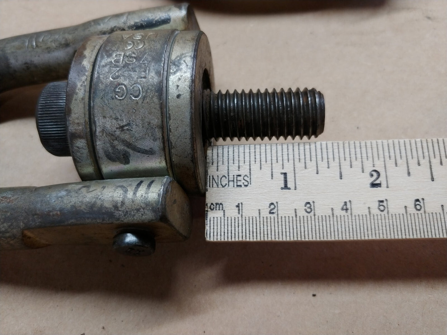 LOT OF 3 Crosby USA 1016924 HR-125 Hoist Rings WLL 4,000 LB, 5/8-10 X 2.75 in.