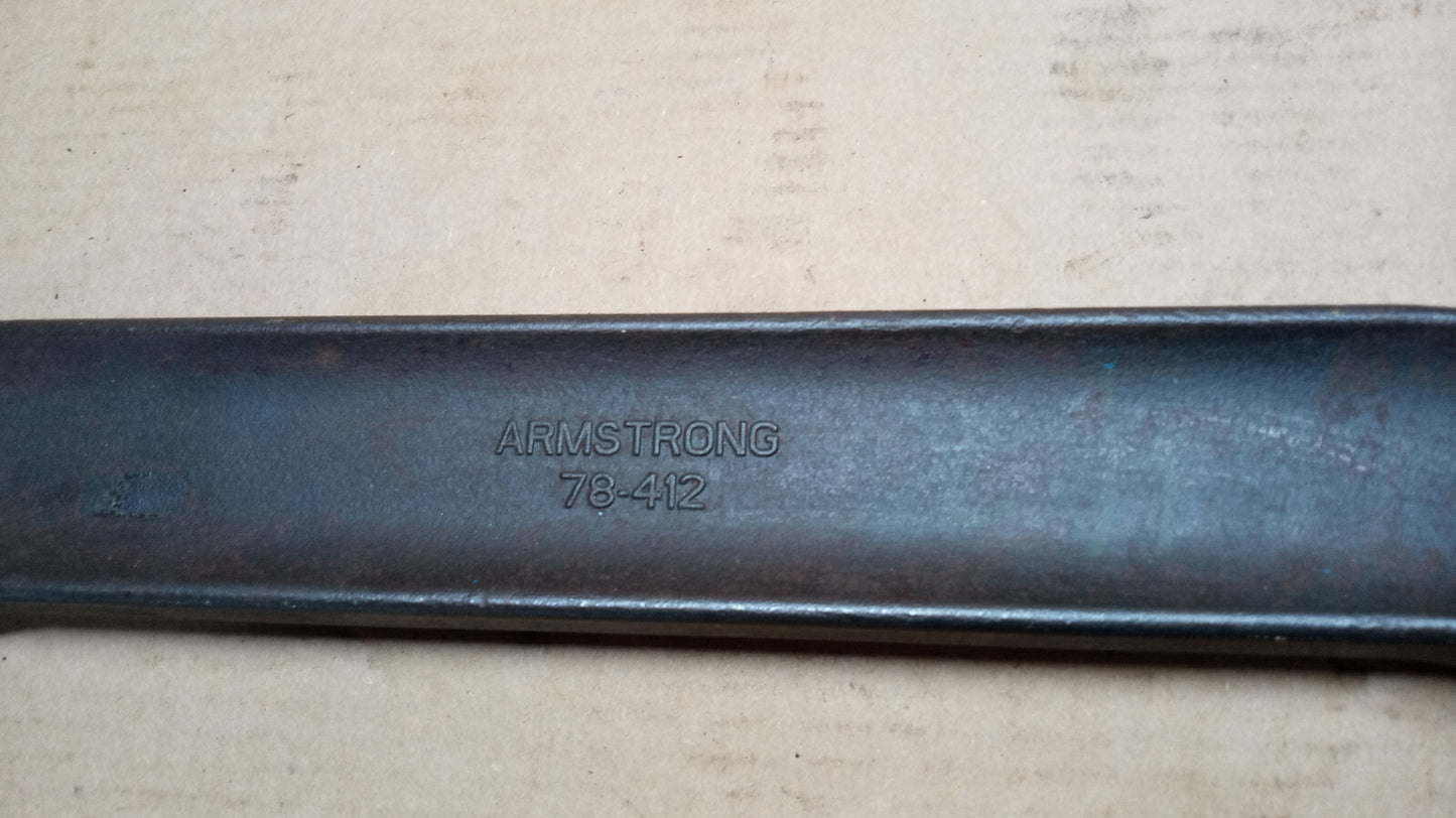 Armstrong 12 in. C-Clamp Deep Throat Drop Forged 78-412 VG COND. Made in USA