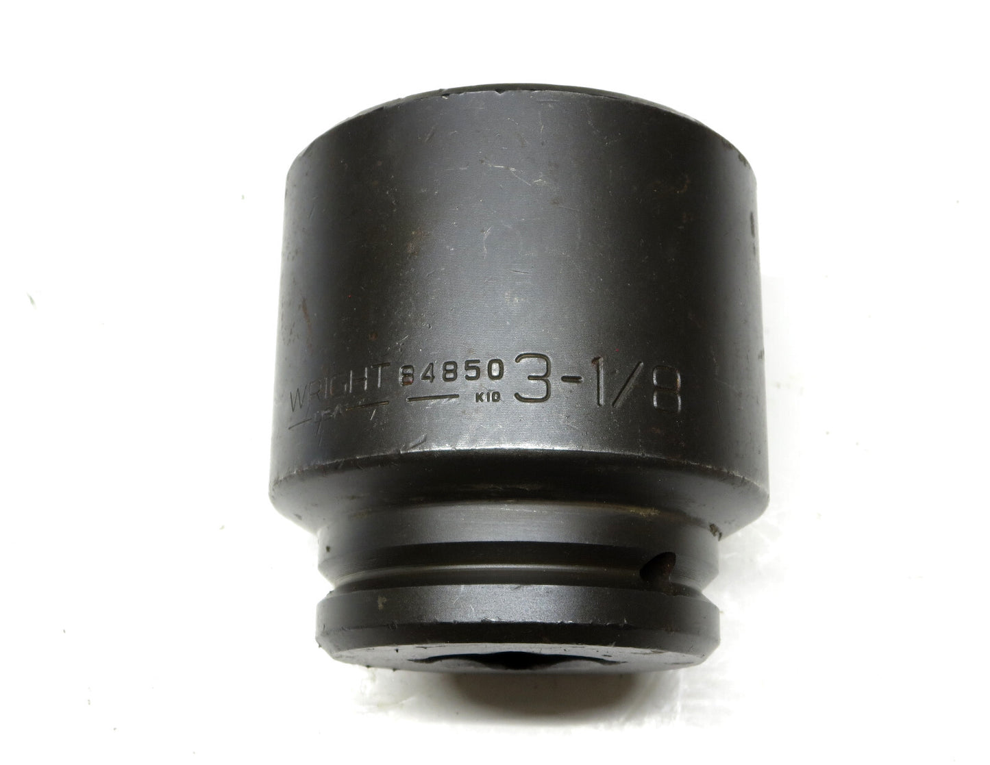 Wright Tool 3-1/8 in Impact Socket 1-1/2 in Drive 6 Point Hex Made in USA 84850