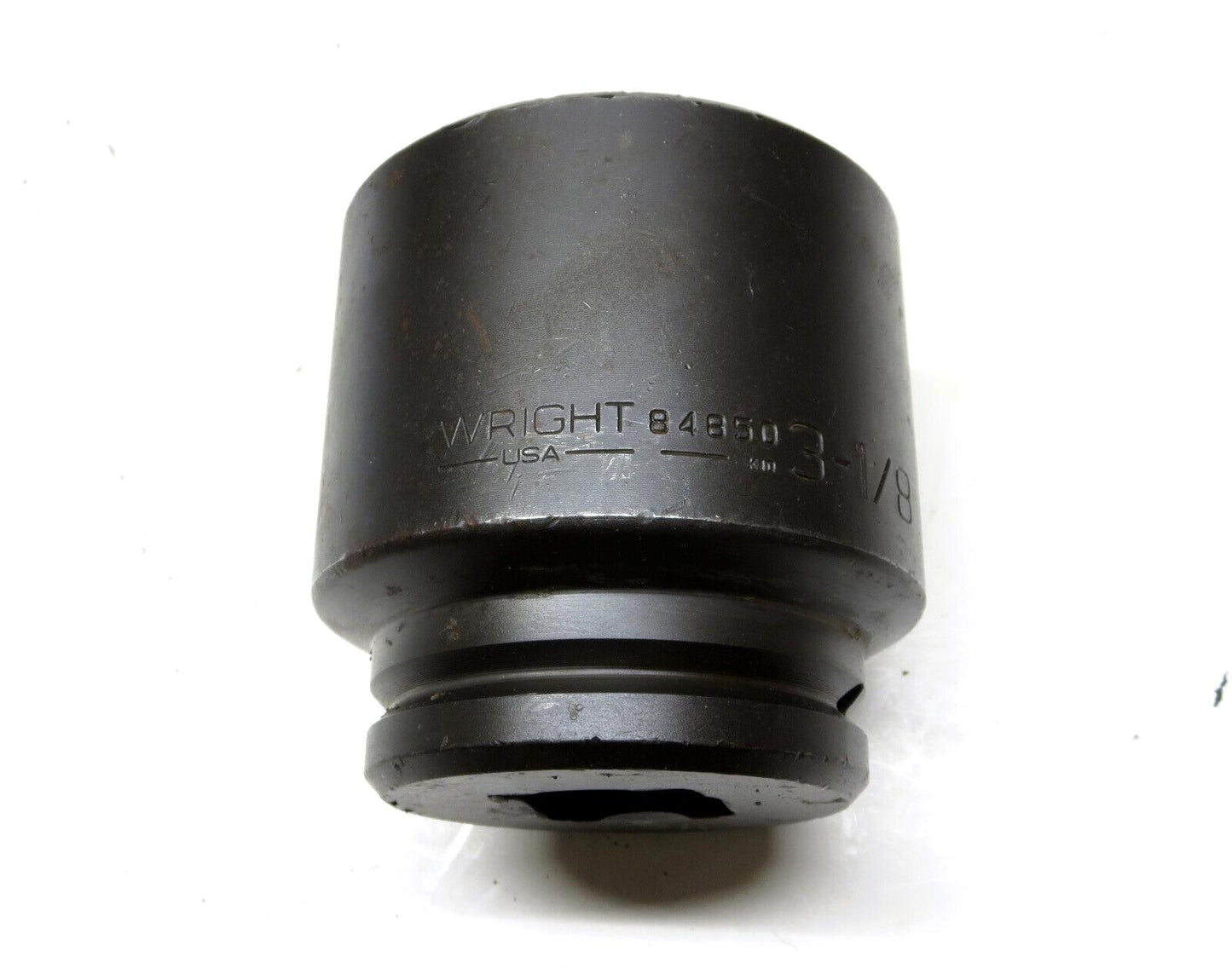 Wright Tool 3-1/8 in Impact Socket 1-1/2 in Drive 6 Point Hex Made in USA 84850