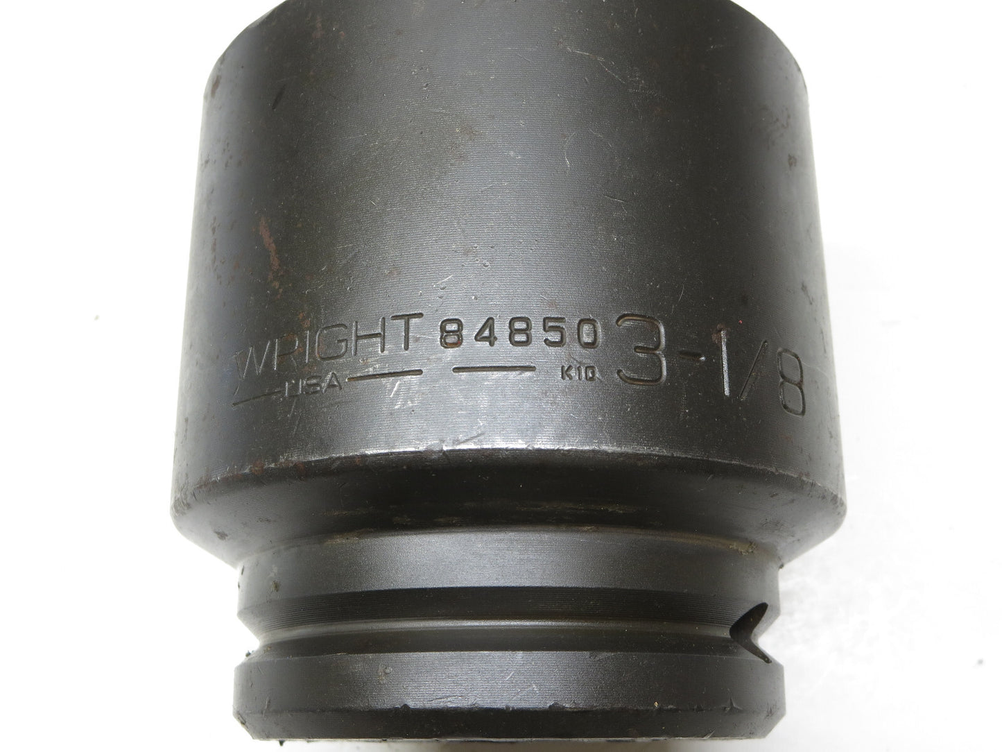 Wright Tool 3-1/8 in Impact Socket 1-1/2 in Drive 6 Point Hex Made in USA 84850