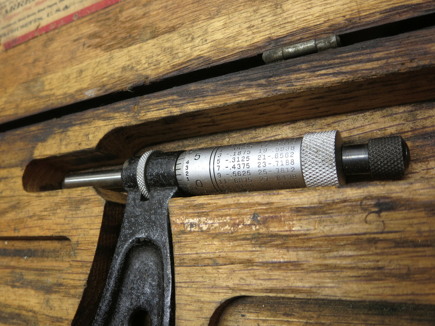 Starrett 224 Outside Micrometer Caliper 6 - 9 in. SET B (Incomplete)